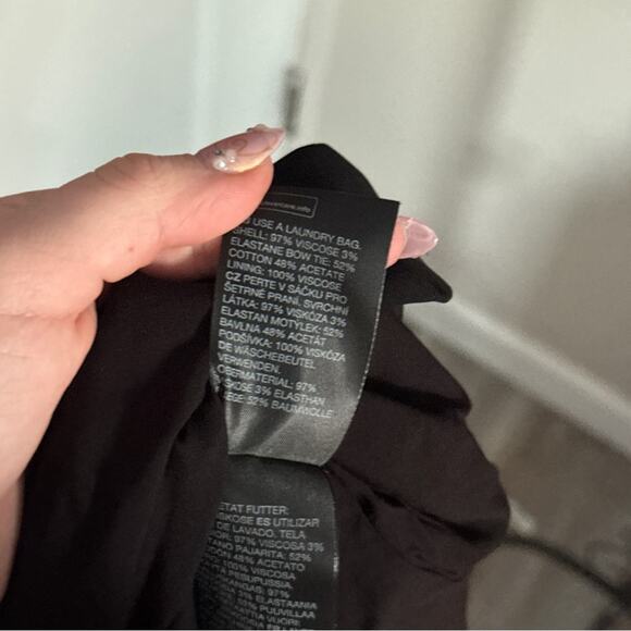 & Other Stories Bow Mini Dress 8 - Picture 7 of 9